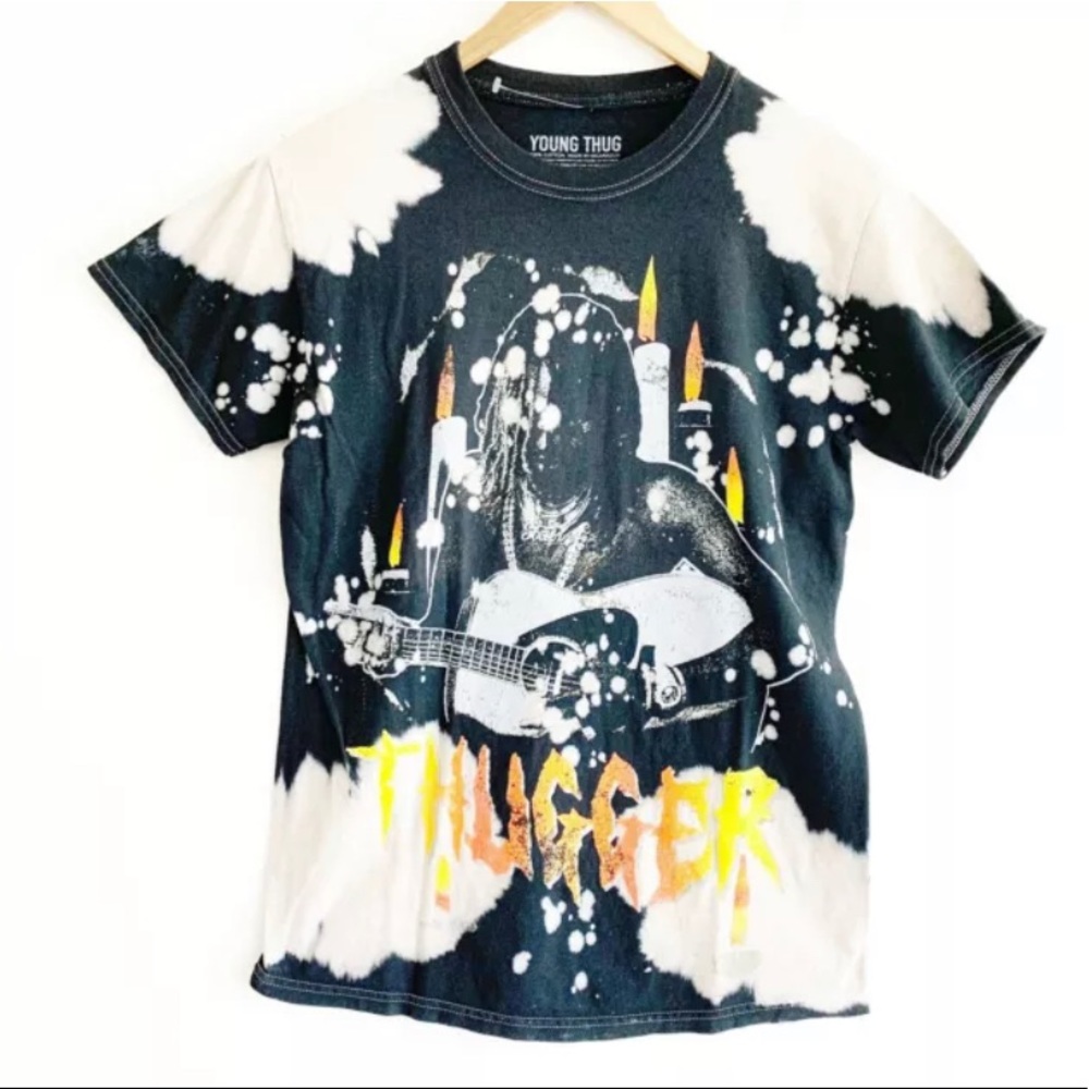 Young Thug Tie Dye Candle & Guitar T Shirt S, M, L
